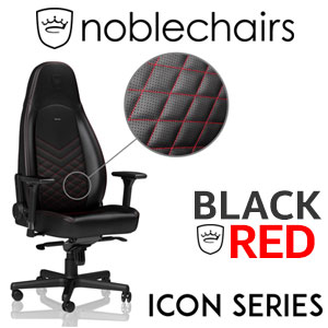 noblechairs ICON Series Gaming Chair - Black/Red
