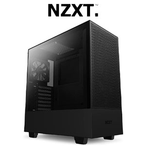 NZXT H510 Flow Tempered Glass Gaming Case - Black