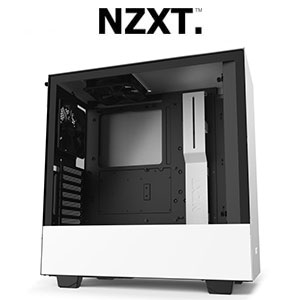 NZXT H510i Tempered Glass Gaming Case - Black/White