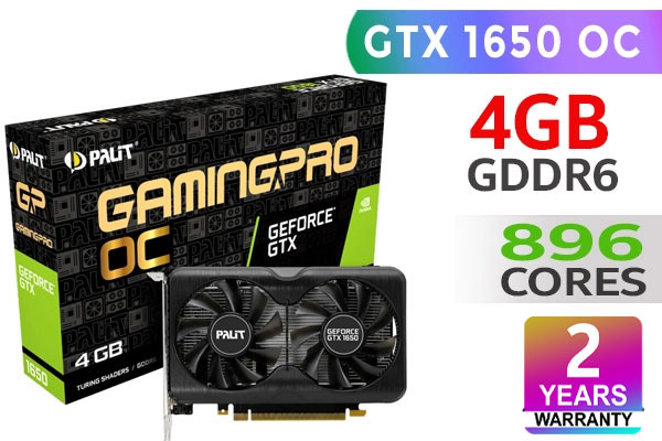 Palit GeForce GTX 1650 GP OC 4GB GDDR6