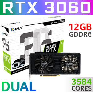 Palit GeForce RTX 3060 DUAL OC LHR 12GB Graphics Card