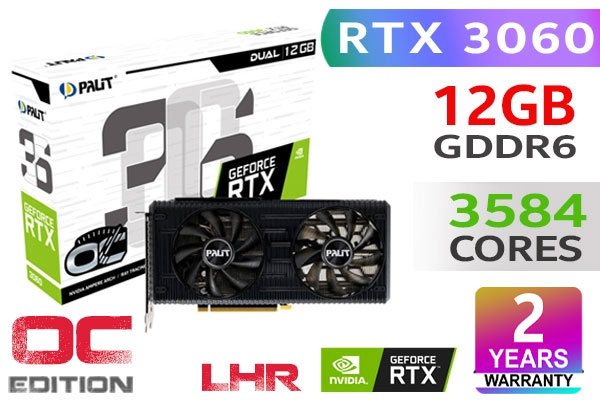 Palit GeForce RTX 3060 DUAL OC 12GB - Best Deal - South Africa