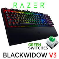 Razer BlackWidow V3 Gaming Keyboard - Green Switches