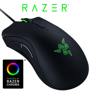 Razer DeathAdder Elite Chroma Gaming Mouse / 16,000 DPI optical sensor / Durable up to 50 million clicks / DPI buttons at your fingertips