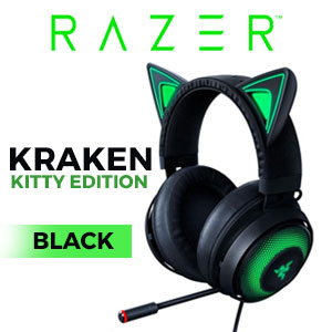 Razer Kraken Kitty Edition Gaming Headset - Black