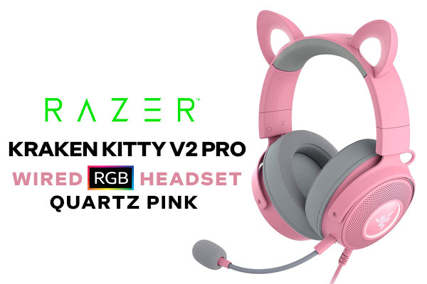 vroegrijp Larry Belmont Wild Razer Kraken Kitty V2 Pro RGB Headset - Quartz Pink - Quartz - Best Deal -  South Africa