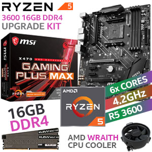RYZEN 5 3600 X470 Gaming Plus MAX 16GB 3600MHz Upgrade Kit