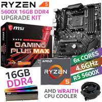 RYZEN 5 5600X X470 Gaming Plus 16GB RGB 3600MHz Upgrade Kit