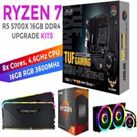 Ryzen 7 5700X TUF B550-PLUS Wi-Fi 16GB RGB 3600MHz Upgrade Kit