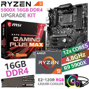RYZEN 9 5900X X470 Gaming Plus MAX 16GB 3600MHz Upgrade Kit