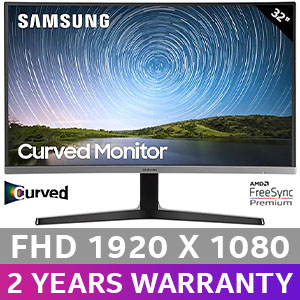 Samsung 32" FHD Bezel-less Design Curved Monitor