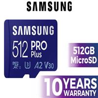 SAMSUNG 512GB PRO Plus Micro SD Card