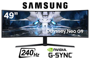 Samsung Odyssey Neo G9 49" 240Hz Curved Gaming Monitor