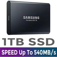Samsung T5 1TB Portable SSD - Black