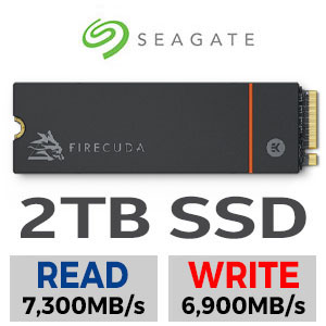 Seagate FireCuda 530 Heatsink 2TB M.2 NVMe SSD