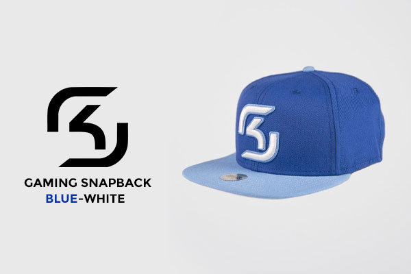 SKG117 -- SK Gaming Snapback Blue-White