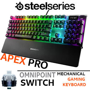 Steelseries Apex Pro RGB Mechanical Gaming Keyboard