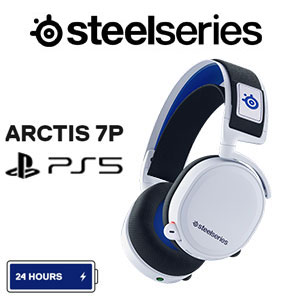 SteelSeries Arctis 7P PlayStation Gaming Headset - White