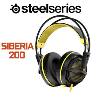 SteelSeries Siberia 200 Gaming Headset Yellow