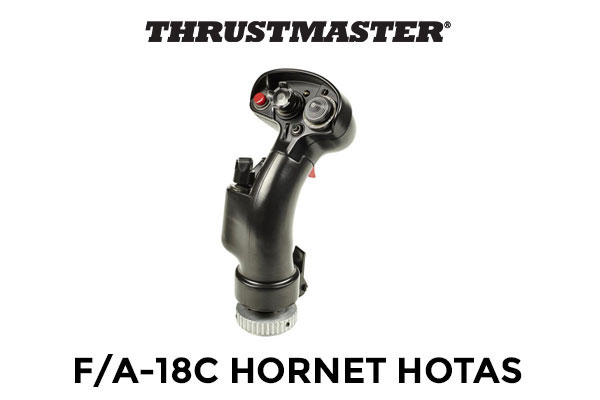 Thrustmaster F/A-18C Hornet HOTAS Add-On Grip / Supports PC / Fully Compatible / flight simulations / 19 Action Buttons / TM2960812