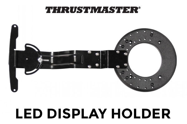 Thrustmaster LED Display Holder / Compatible With the BT LED Display / Attaches Directly to the Racing Wheel’s / Maximum Adjustability / Metal Reinforcements / Recommended for use with PS4 / 4060113
