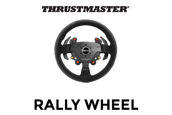 Thrustmaster Rally Wheel Add-On Sparco R383 Mod Racing Wheel / Designed For Rally Games / 9 Easy-Access Action Buttons  / 2 Wheel-Mounted paddle shifters / TM4060085