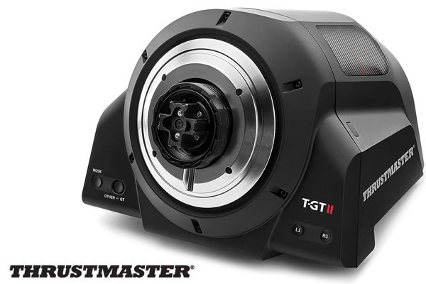Thrustmaster T-GT II SERVOBASE, PS5, PS4, PC, Real-Time Force Feedback, Brushless 40-Watt Motor, Dual-Belt System, Magnetic Technology, Interchangeable Wheel