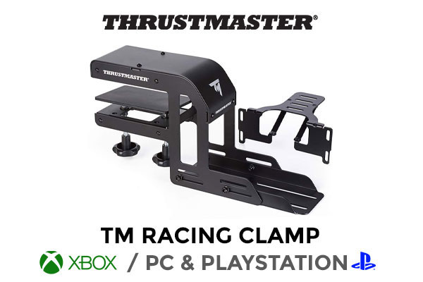 Thrustmaster TM Racing Clamp / PC, PS4, XBOX One, PlayStation 4 / Rock-solid Table Clamp / Robust Secure And Firm Attachment System / Adjustable For Many Different Setups / Designed For Desks/Tables / TM4060094