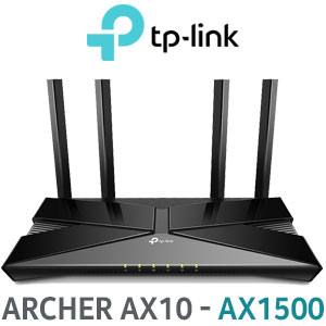 TP-Link Archer AX10 AX1500 WiFi 6 Fiber Router