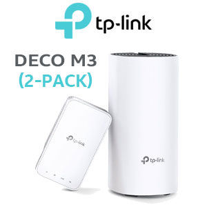TP-LINK Deco M3 AC1200 Wi-Fi System - 2 Pack