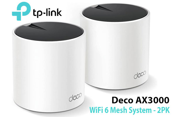 TP-Link Deco X55 AX3000 Wireless Dual-Band Gigabit Mesh Wi-Fi System  (3-Pack)