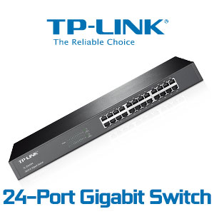 TP-LINK TL-SG1024 24-Port Gigabit Rackmount Switch