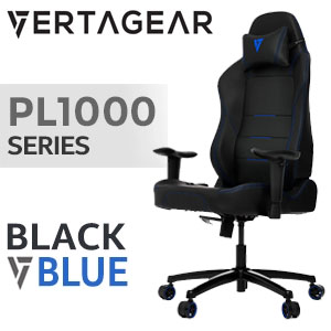 Vertagear PL1000 Gaming Chair - Black/Blue