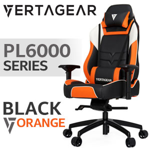 Vertagear PL6000 Gaming Chair Black / Orange