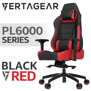 Vertagear PL6000 Gaming Chair Black / Red