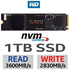 WD Black 1TB SN750 SE SSD