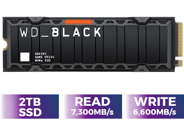 WD BLACK SN850X 2TB NVMe