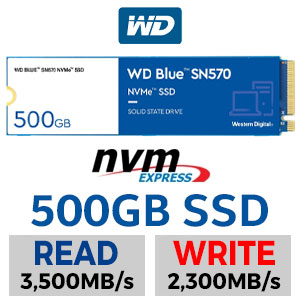 WD Blue SN570 500GB NVMe SSD