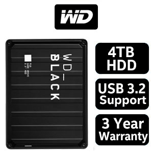WD_BLACK 4TB P10 Game Drive
