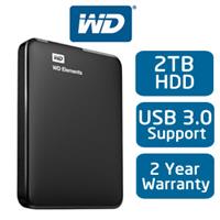 WD 2TB Elements 2.5" Portable HDD
