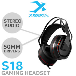 Xiberia S18 Gaming Headset - Black