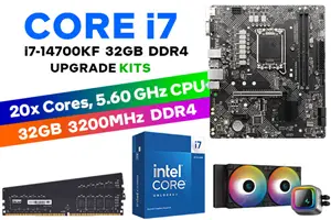 Kit évo Core i7-14700KF + PRO B760-P WIFI DDR4 + 32 Go - Kit d'évolution -  Top Achat
