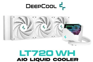 DeepCool LS720 SE Liquid Cooler 360mm 4th Gen Dual-Chamber Pump 3100RPM  300w TDP AIO Cooler Anti-Leak Tech with ARGB Fans CPU Water Cooler Narrow  Frame Infinity Mirror Block for AMD AM4/AM5 LGA