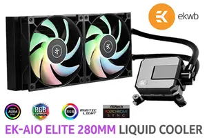 Used - Very Good: EK 240mm AIO D-RGB All-in-One Liquid CPU Cooler with  EK-Vardar High-Performance PMW Fans, Water Cooling Computer Parts, 120mm  Fan, Intel 115X/1200/2066, AMD AM4, (240mm AIO) LGA 1700 Compatible 