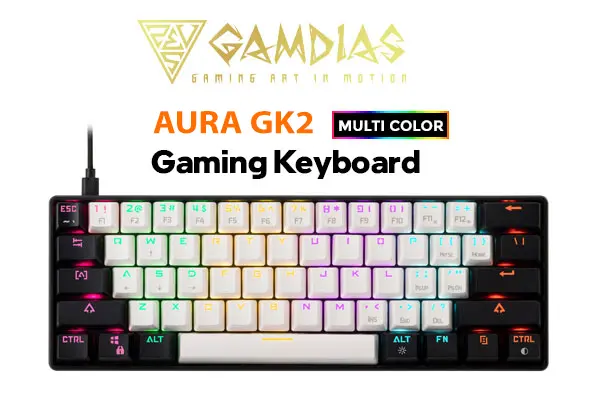 AURA GK2 Multicolor Mechanical Gaming Keyboard