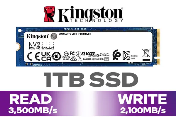 Kingston NV2 1TB NVMe SSD