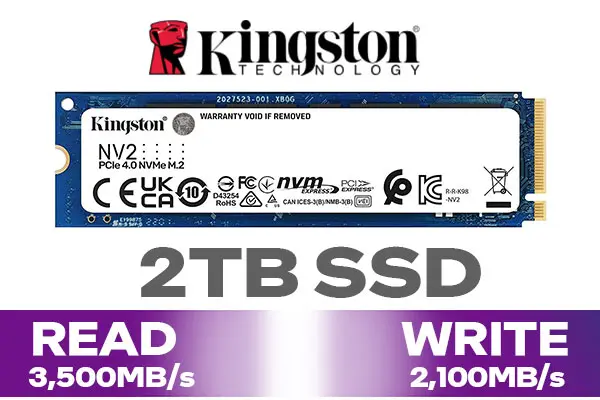 Kingston NV2 2TB NVMe SSD