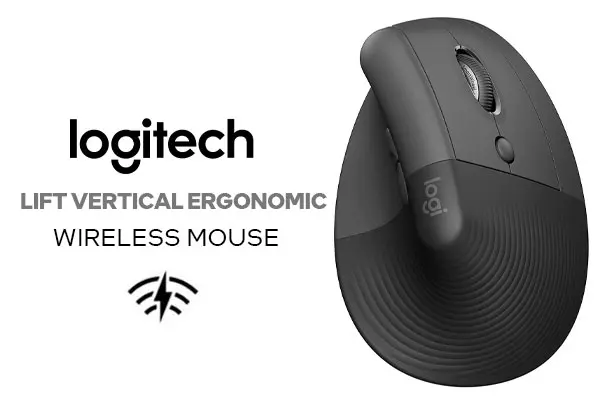 Logitech Lift Vertical Ergonomic Gaming Mouse Graphite