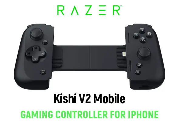 Razer RZ06-04190100-R3M1  Razer Kishi V2 Black Lightning Gamepad Analogue  / Digital iOS