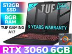 ASUS TUF Gaming A17 Ryzen 7 RTX 3060 Gaming Laptop